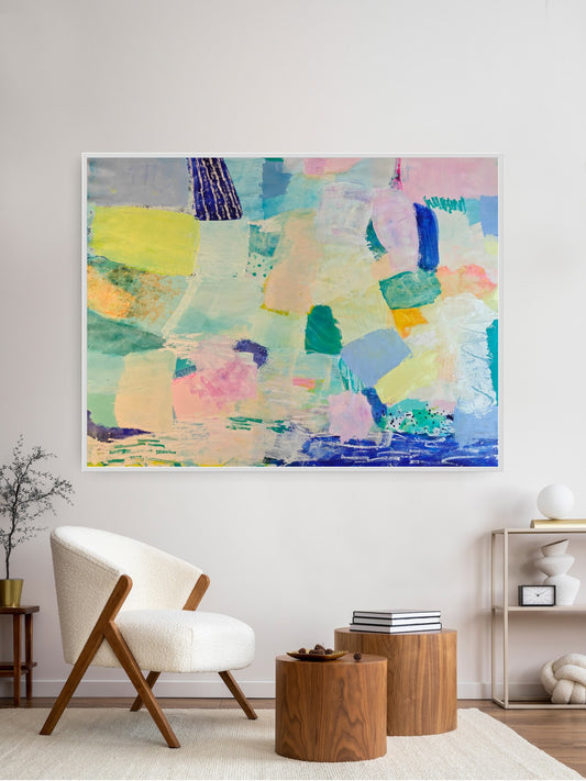 "Joyful" - Let's Be Happy Series - Original Artwork