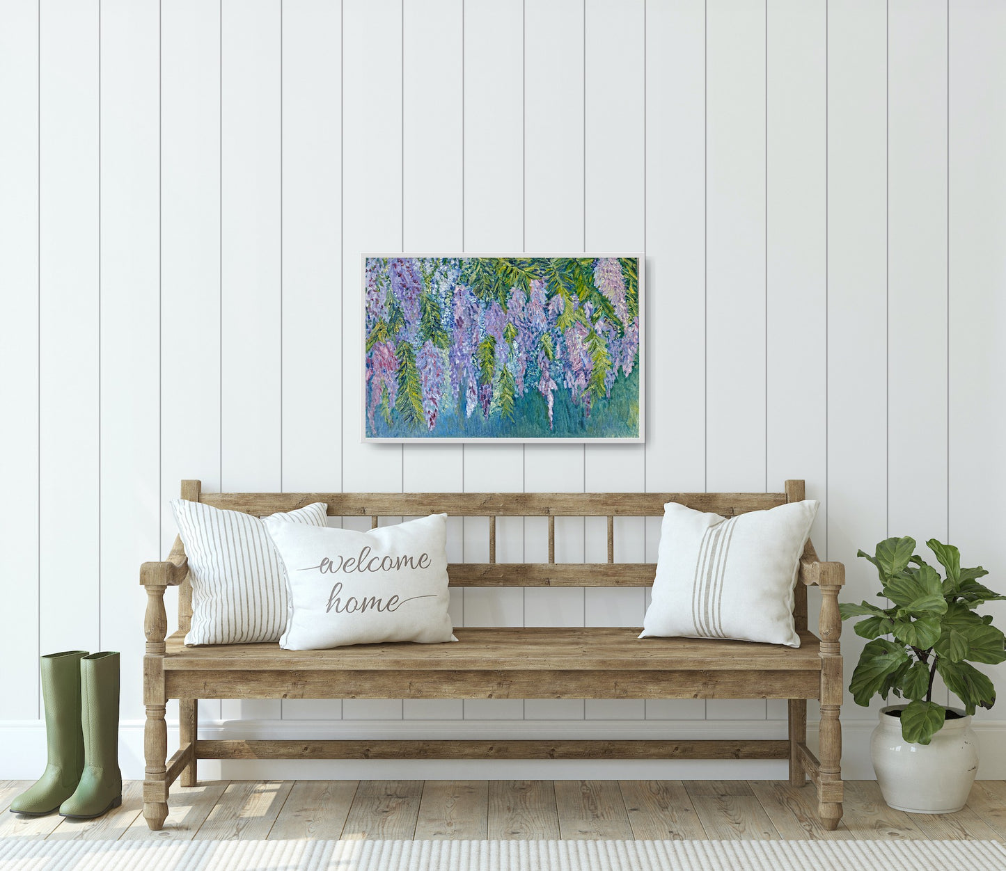 Wisteria - 36" x 24" Oil on Canvas