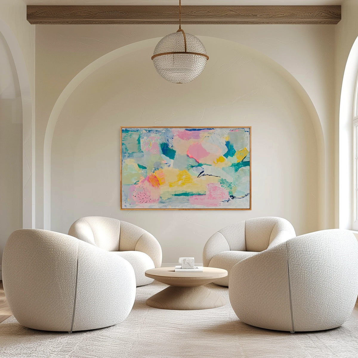 Custard and Coastline | Original Painting by Katie Shapiro