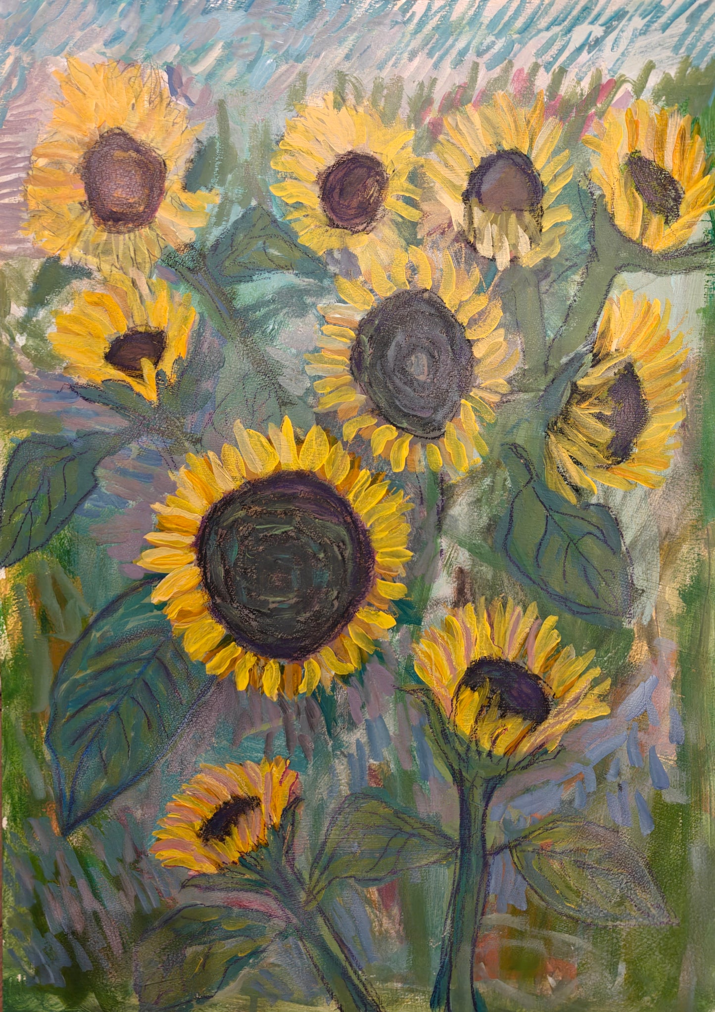 Be Well - Sunflower Study #4
