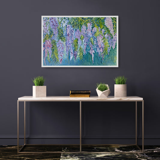 Wisteria - 36" x 24" Oil on Canvas