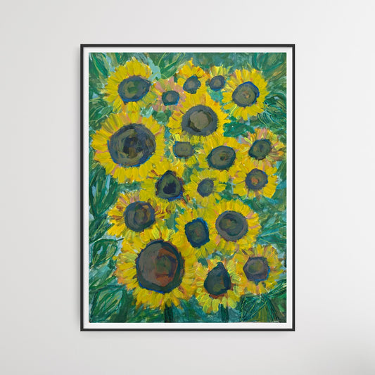 Be Happy - Sunflower Study #2