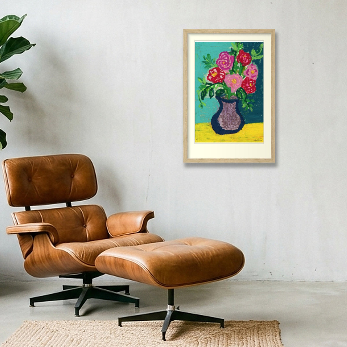 Full Cup — 30×45cm, 12×18" Oak Frame