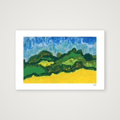 Bath Canola Fields | Fine Art Print by Katie Shapiro — 45×30cm, 18×12" Print only