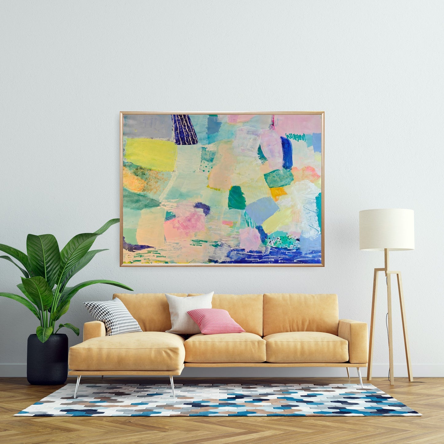 "Joyful" - Let's Be Happy Series - Original Artwork