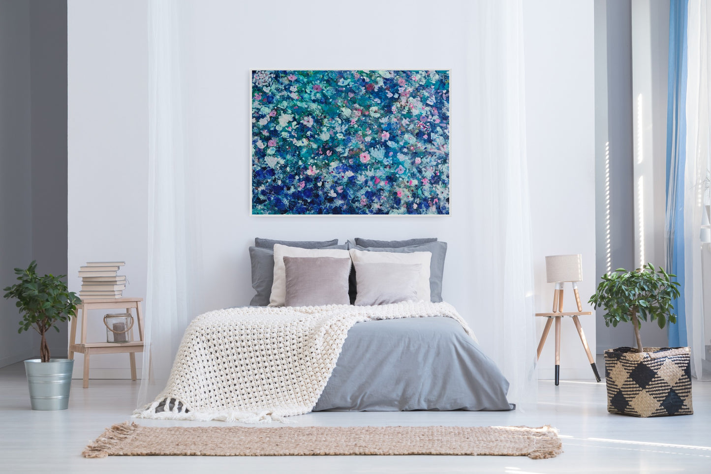 "Divine Feminine" - Cosmic Flora Series - Original Artwork