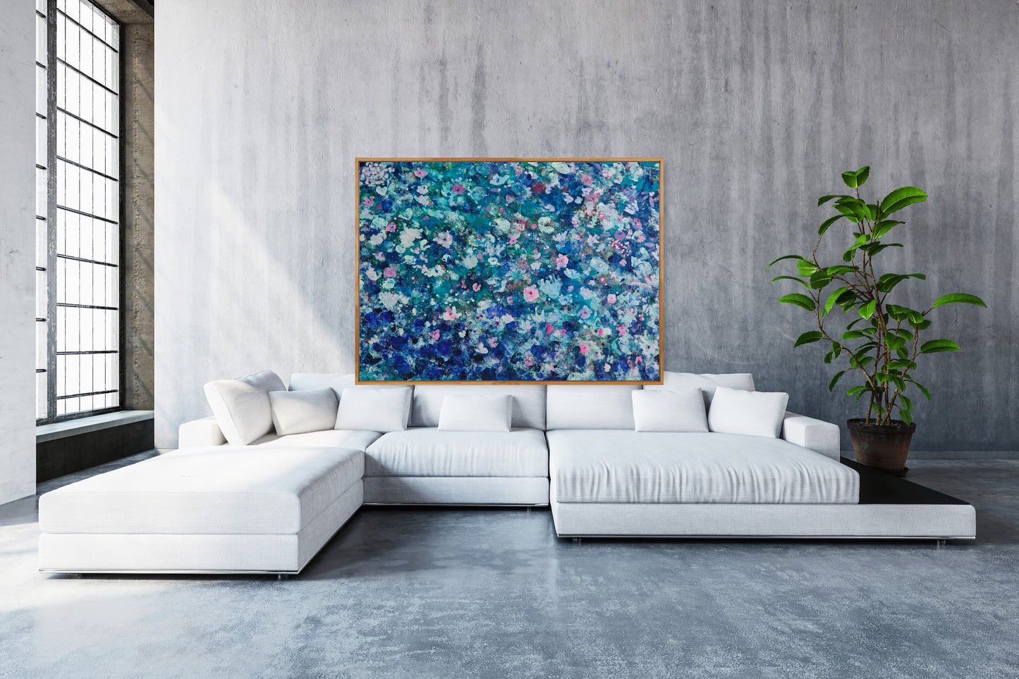 "Divine Feminine" - Cosmic Flora Series - Original Artwork