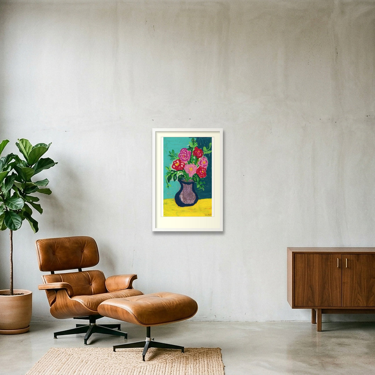 Full Cup — 40×60cm, 16×24" White Frame