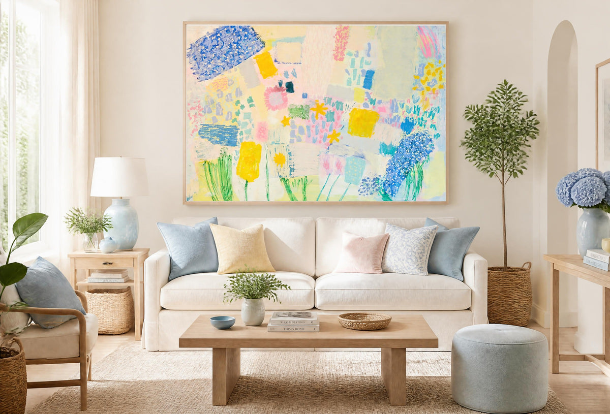 Elderflower and El Segundo | Original Mixed Media Painting by Katie Shapiro