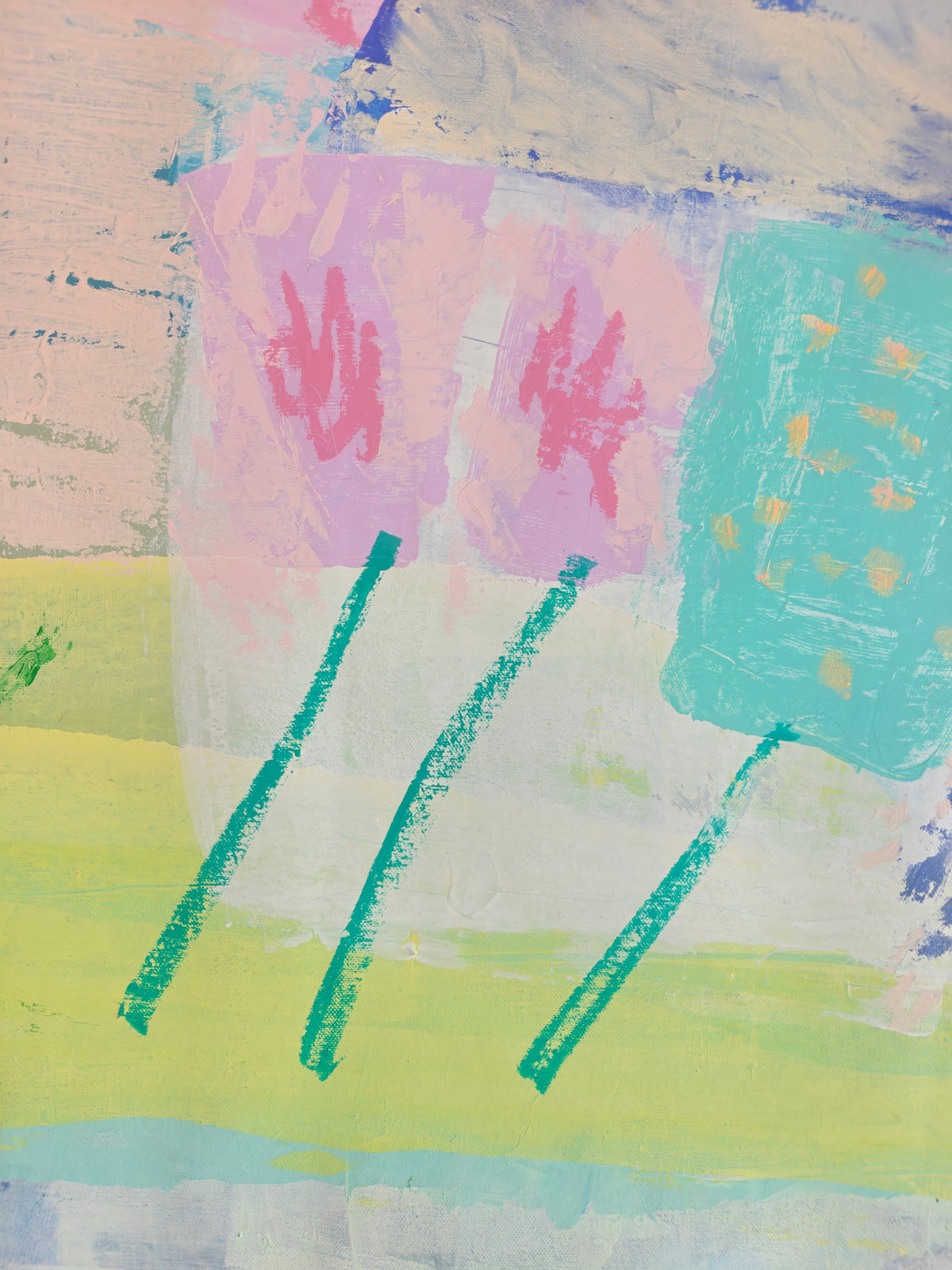 Elderflower and El Segundo | Original Mixed Media Painting by Katie Shapiro