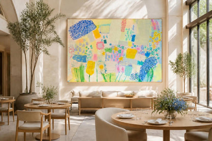 Elderflower and El Segundo | Original Mixed Media Painting by Katie Shapiro