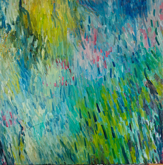 The Garden Listens - Original Oil Painting