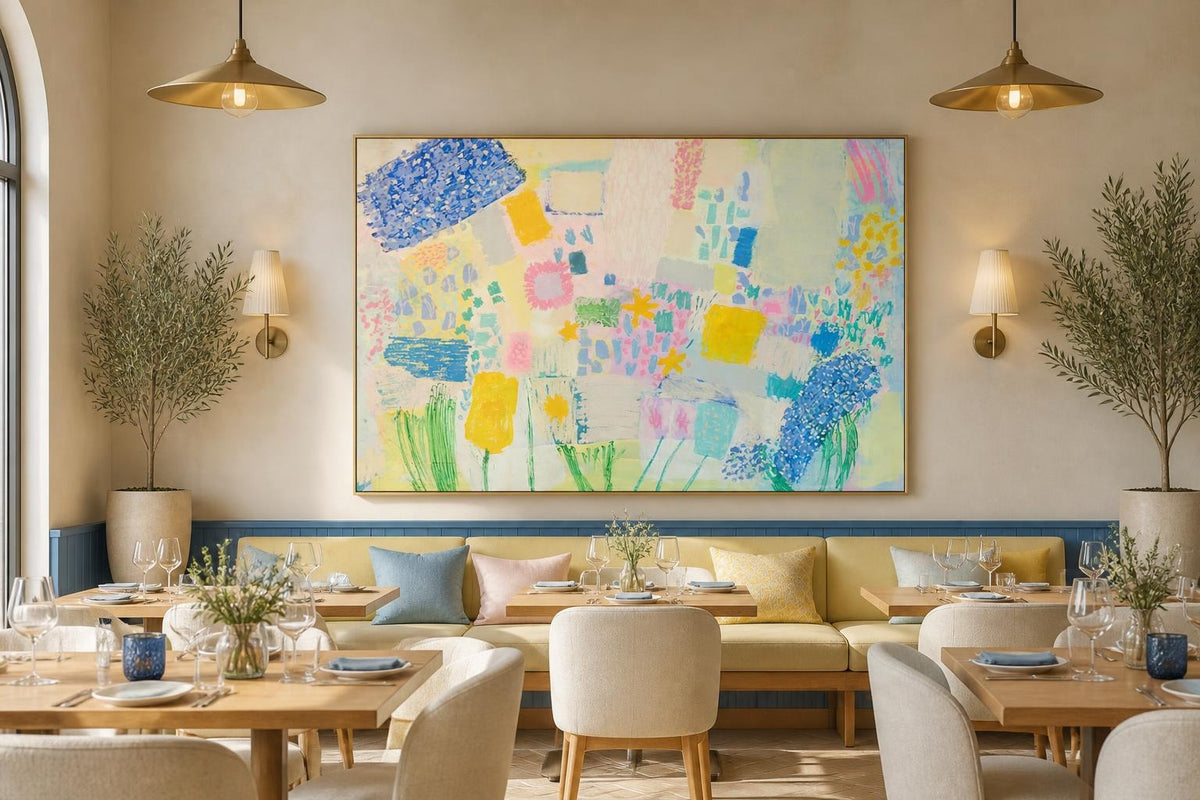 Elderflower and El Segundo | Original Mixed Media Painting by Katie Shapiro